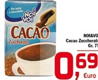 Punto é market Noi & voi cacao zuccherato offerta