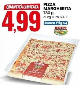 Eurospin Tre mulini pizza margherita offerta