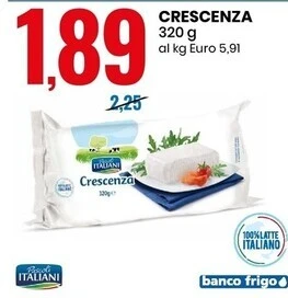 Eurospin Pascoli italiani crescenza offerta