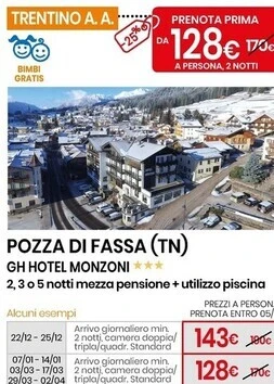 Eurospin Gh hotel monzoni offerta