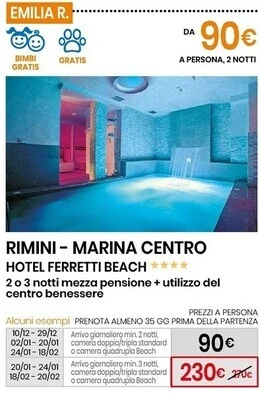 Eurospin Hotel ferretti beach offerta