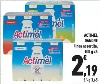 Conad Danone Danone - Actimel Bianco 600 g(ml) offerta