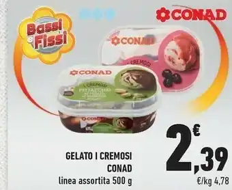Conad Gelato I Cremosi offerta