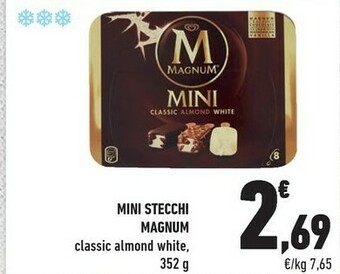 Conad Algida Magnum Mini Classic Almond White offerta