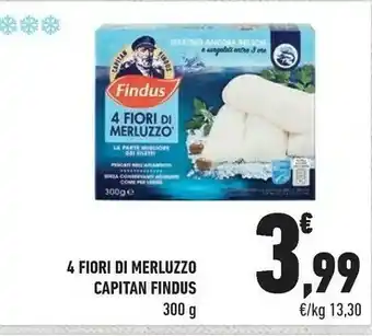 Conad Findus 4 Fiori Di Merluzzo offerta