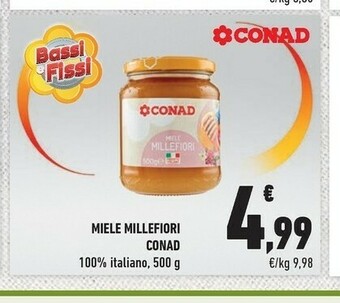 Conad Conad - Miele Millefiori 500 G(ml) offerta