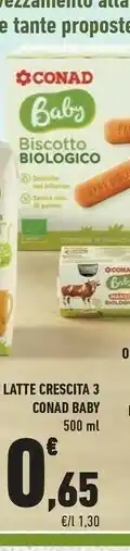 Conad Conad - Latte Crescita 3 500 Ml offerta