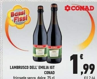 Conad Conad Lambrusco Dell Emilia Igt offerta