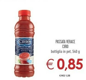 Conad Cirio Cirio - La Verace Passata offerta