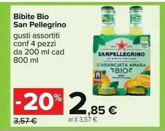 Carrefour San Pellegrino Aranciata offerta