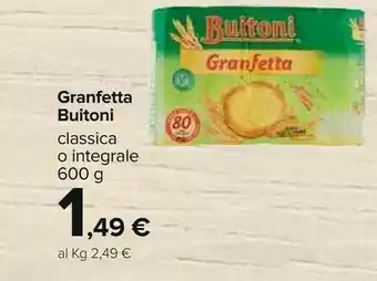 Carrefour Buitoni Fette biscottate offerta