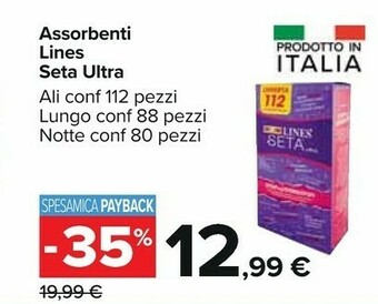 Carrefour Lines Assorbenti lines offerta
