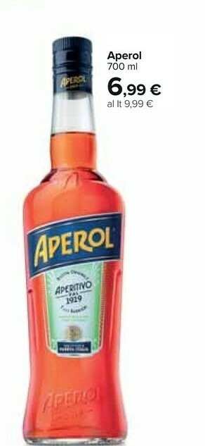 Carrefour Aperol spritz offerta