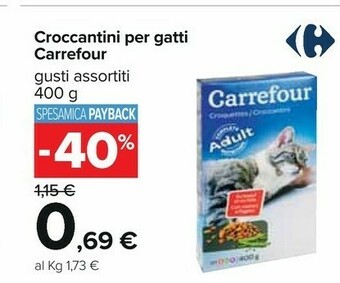 Carrefour Cibo per gatti offerta