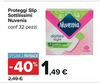Carrefour Nuvenia Salvaslip offerta