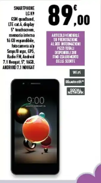 Conad Superstore LG Smartphone X9 offerta