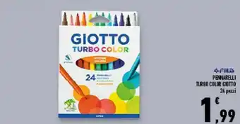 Conad Superstore Giotto Turbo Color Multicolore 12pezzo(i) offerta