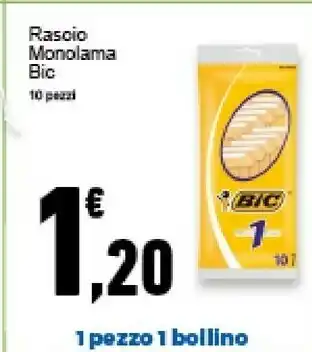 Conad Superstore Bic Rasoio Monolama 10 Pezzi offerta