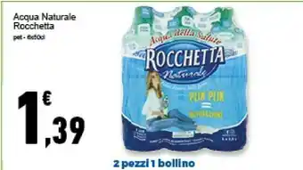 Conad Superstore Rocchetta Acqua Della Salute Naturale 500 G(ml) offerta