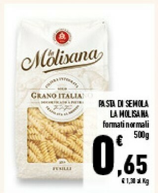 Conad Superstore La Molisana - Penne 500 G(ml) offerta