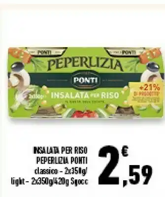 Conad Superstore Ponti Insalata Per Riso Light Peperlizia 350 G(ml) offerta