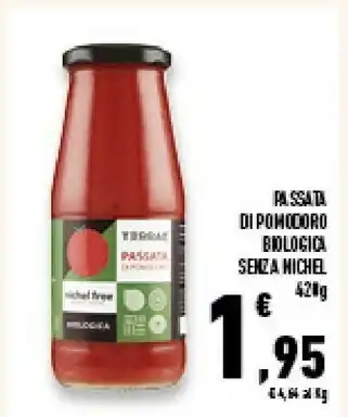 Conad Superstore Passata Di Pomodoro Biologica Senza Michel 420 G offerta