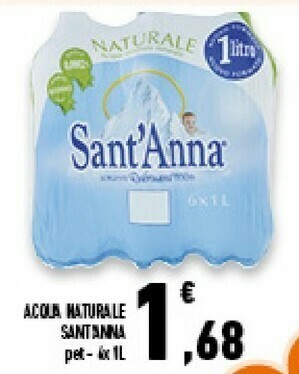 Conad Superstore Sant'anna Acqua Naturale offerta