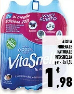 Vitasnella Acqua Minerale Naturale