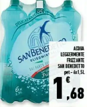 Conad Superstore San Benedetto Acqua Leggermente Frizzante offerta