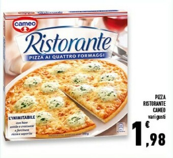Conad Superstore Cameo Pizza Ai Quattro Formaggi Ristorante 340 G(ml) offerta