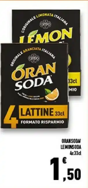 Conad Superstore Campari Oransoda / Lemonsoda offerta