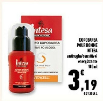 Conad Superstore Intesa Dopobarba Pour Homme offerta