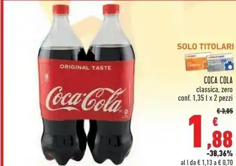 Conad Coca Cola Original Taste offerta