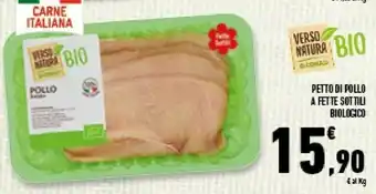 Conad Superstore Fileni - Fettine Sottili Di Petto Di Pollo Bio offerta
