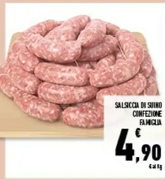 Conad Superstore Salsiccia Di Suino Confezione Famiglia offerta