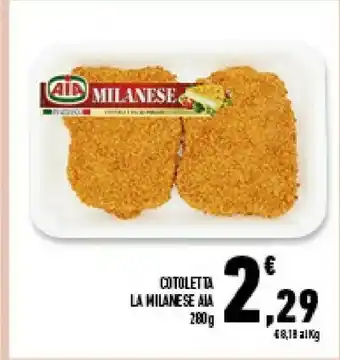 Conad Superstore Aia La Milanese Cotoletta Di Pollo offerta