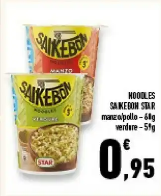 Conad Superstore Star Saikebon Nudolini Orientali Manzo 60 G(ml) offerta