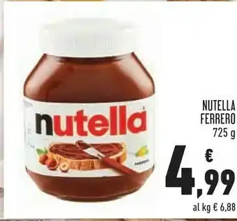 Conad Ferrero Nutella 725 G offerta