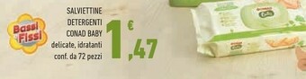 Conad Conad Baby Salviettine Detergenti offerta