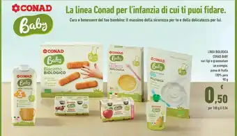 Conad Conad Baby Purea Di Frutta offerta