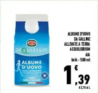 Conad Superstore Aia Albume D'Uovo Da Galline Allevate A Terra 500 G(ml) offerta