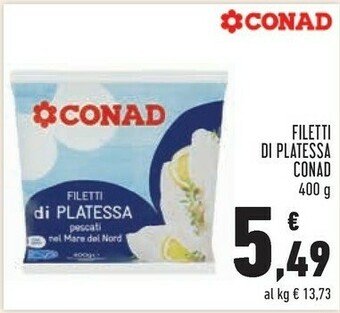 Conad Conad - Filetti Di Platessa Impanati 400 G(ml) offerta