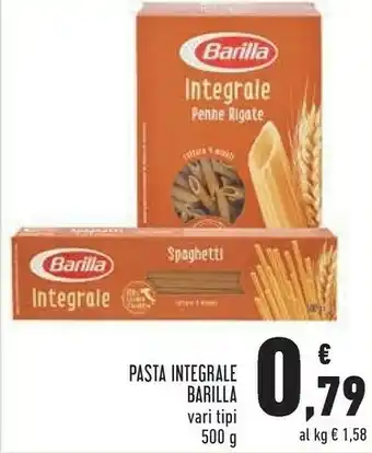 Conad Barilla Integrale Penne Rigate 500 G(ml) offerta