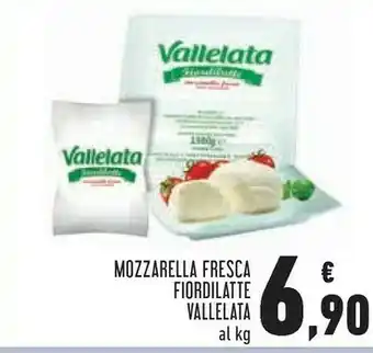 Conad Vallelata Mozzarella Fresca Fiordilatte offerta