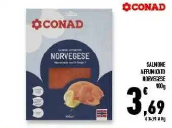 Conad Superstore Salmone Affumicato Norvegese offerta