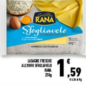 Conad Superstore Rana Lasagne Fresche All'uovo Sfogliavelo offerta