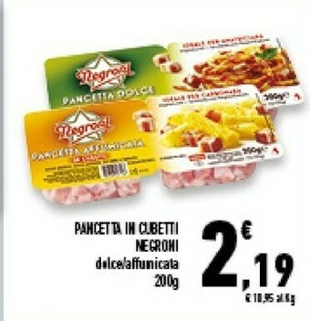 Conad Superstore Negroni Pancetta In Cubetti offerta