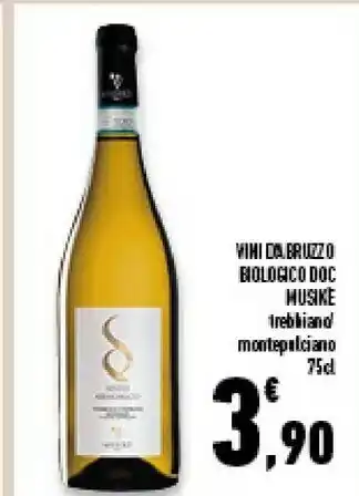 Conad Superstore Musike Vini Da Bruzzo Bio DOC offerta