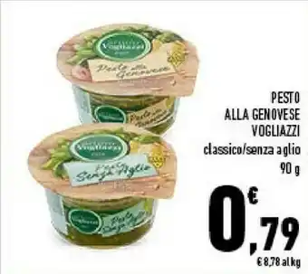 Conad Arturo vogliazzi Pesto Alla Genovese 90 G(ml) offerta