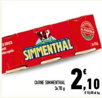 Conad Simmenthal Carne offerta